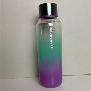 Starbucks Purple and Green Ombre Bottle